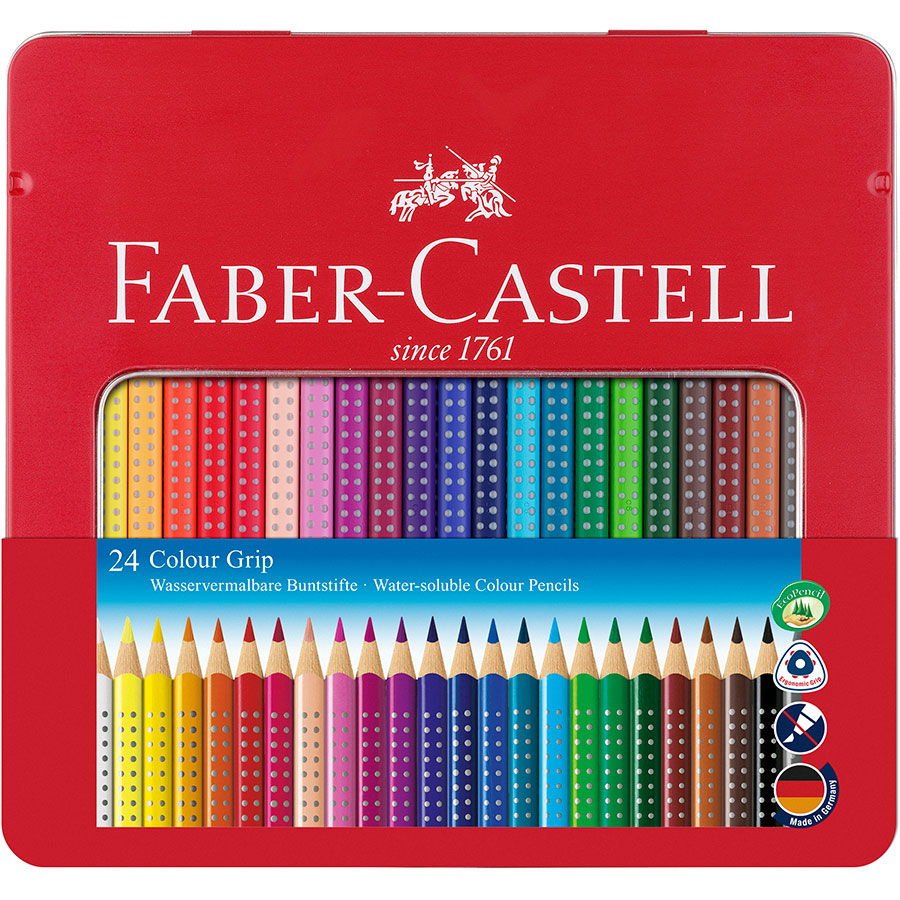 Quality products Colores Largos Faber Castell Estuche Rígido X 24 Und,  estuche de colores
